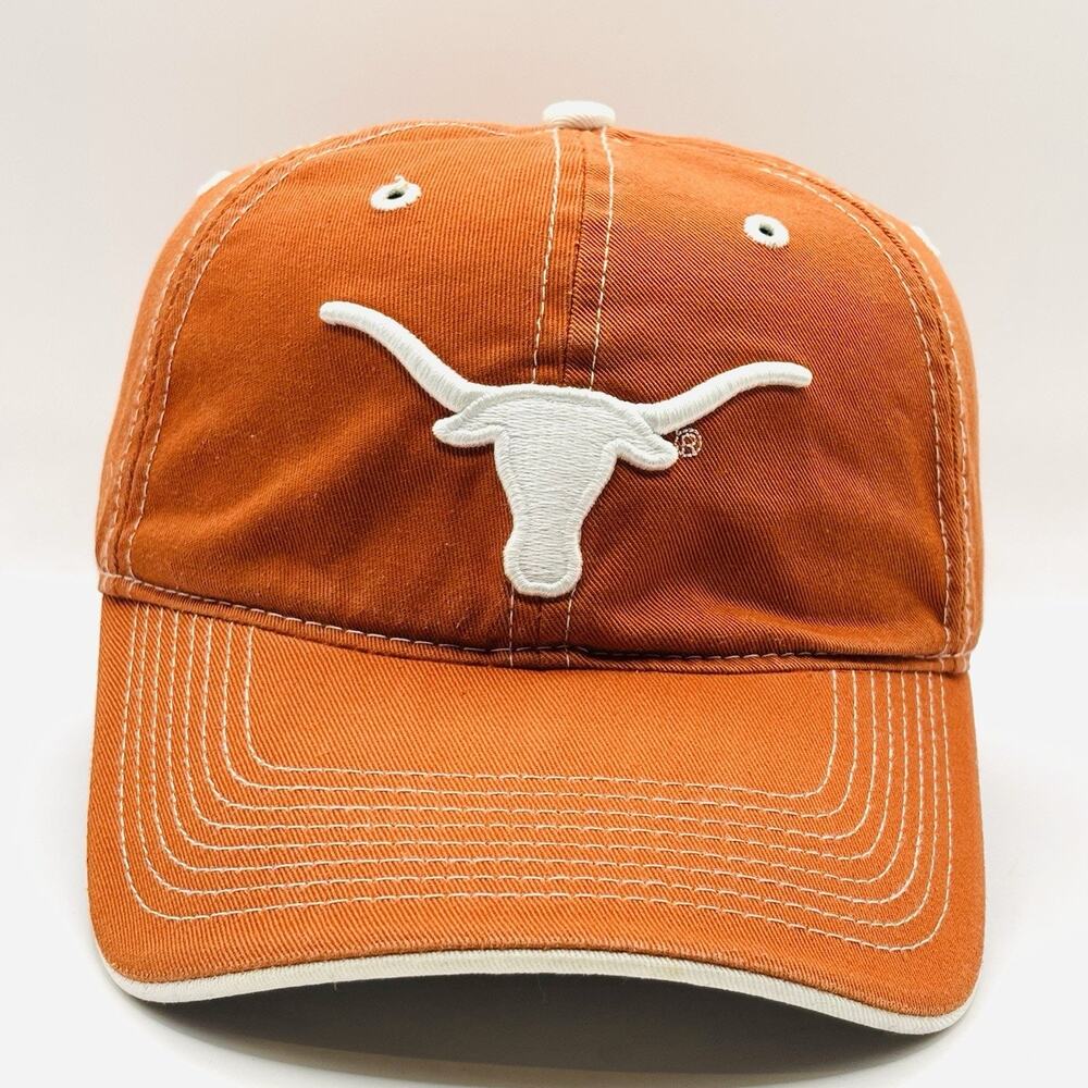 Texas Longhorns Baseball Cap UT University of Texas Cotton Hat Adjust Embroidery